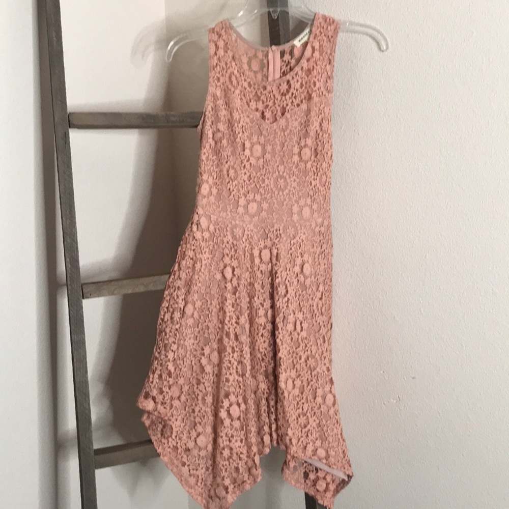 Macy lace multi level skirt dress